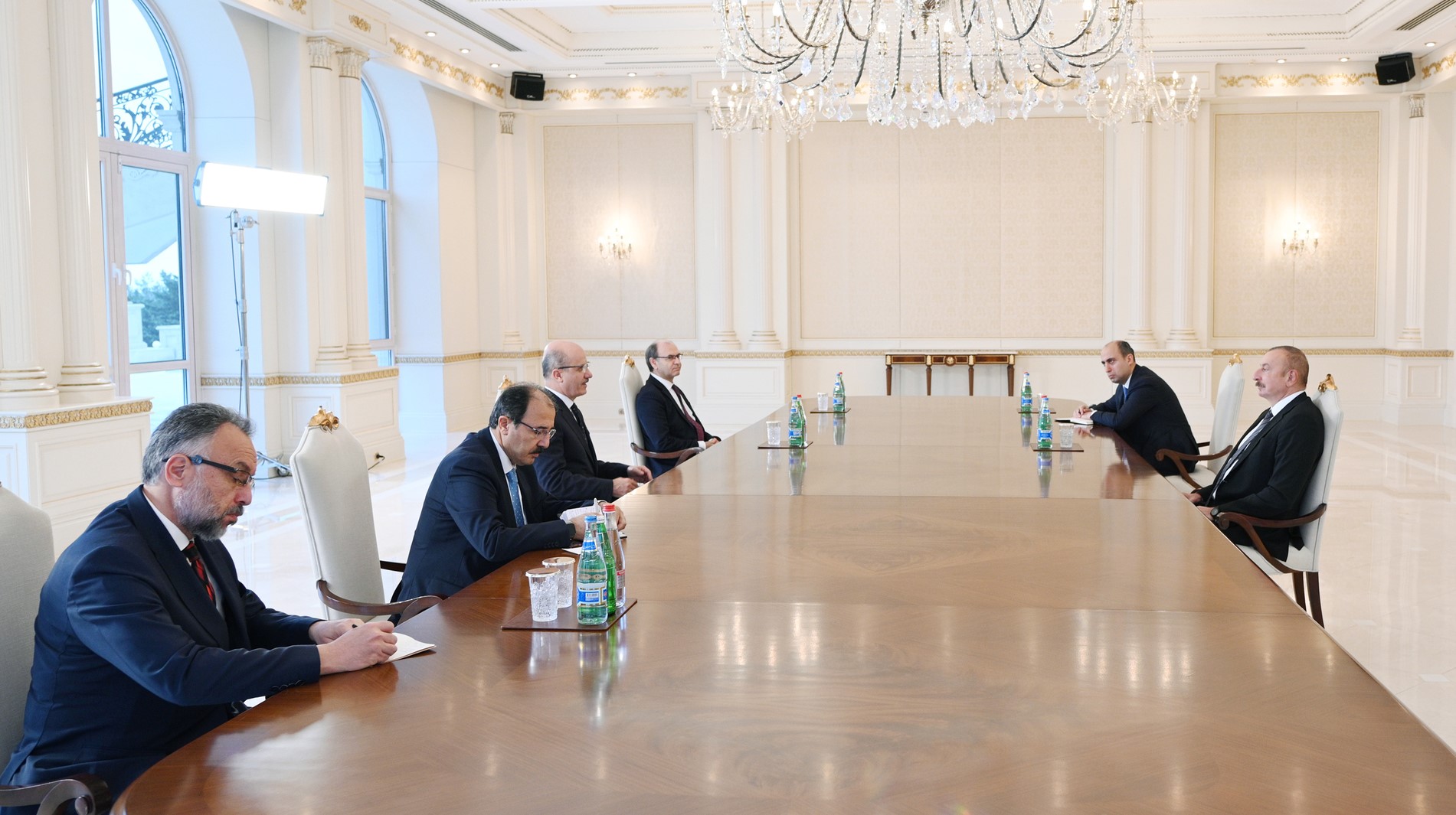 Prezident Türkiyənin Ali Təhsil Şurasının sədrini qəbul edib